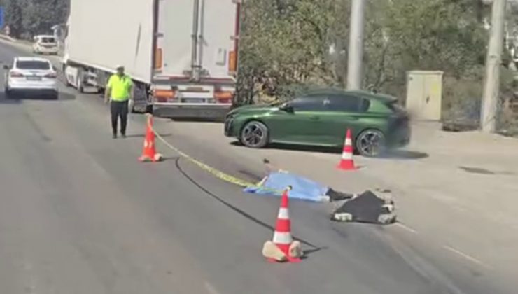 YOLUN KARŞISINA GEÇERKEN ARAÇLARIN ÇARPTIĞI YAYA CAN VERDİ   