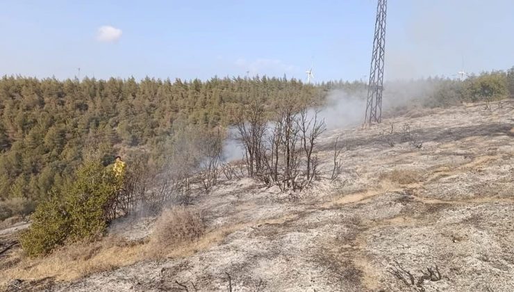 BELEN’DE ORMANLIK ALANDA YANGIN ÇIKTI   