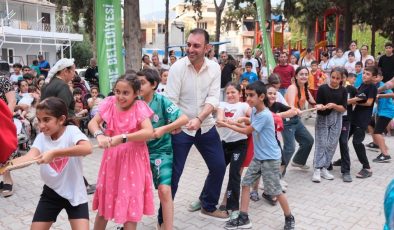 DEFNE’DE ÇOCUKLAR GÖNÜLLERİNCE EĞLENDİLER   