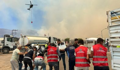 YAYLADAĞI’NDAN YANGIN BÖLGESİNE DESTEK SÜRÜYOR