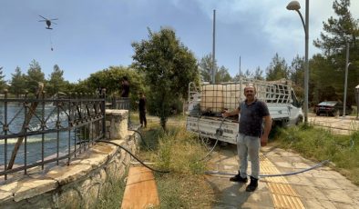 HATAY’DA YANGIN RÜZGARLA BİRLİKTE BÜYÜYOR