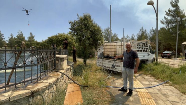 HATAY’DA YANGIN RÜZGARLA BİRLİKTE BÜYÜYOR