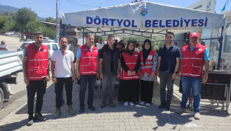 KIZILAY’DAN YANGIN BÖLGESİNE CANDAN DESTEK