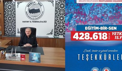 BAYRAKDAR: MEMUR-SEN TÜRKİYE’NİN EN BÜYÜK STK’SIDIR