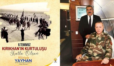 YAYMAN: KIRIKHAN’IN KURTULUŞUNUN 87. YIL DÖNÜMÜ KUTLU OLSUN