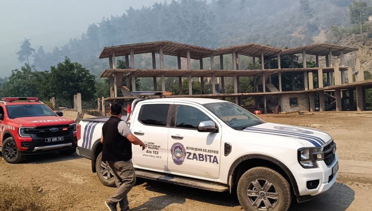 HBB, SURİYE’DEKİ YANGINA MÜDAHALE ETTİ
