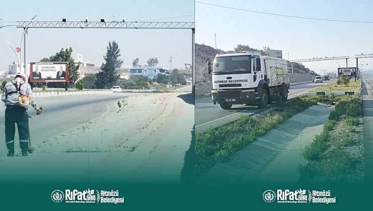 ALTINÖZÜ’NDE TEMİZLİK SEFERBERLİĞİ DEVAM EDİYOR