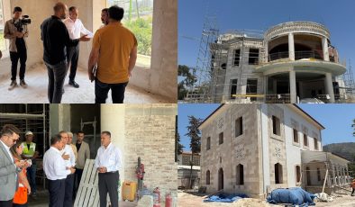 VALİ MASATLI VE KAYMAKAM AKDAŞ PROJELERİ İNCELEDİ