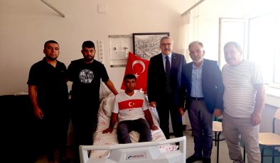 HATAY MİLLETVEKİLİ GATA’DA TEDAVİ GÖREN GAZİLERİ ZİYARET ETTİ