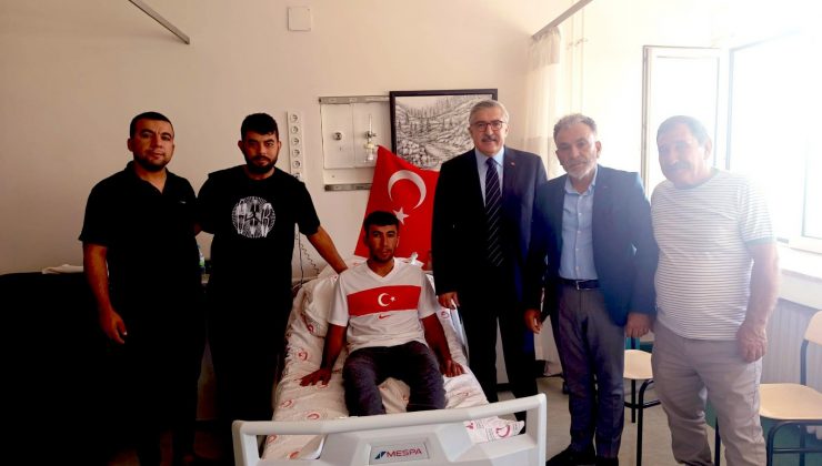 HATAY MİLLETVEKİLİ GATA’DA TEDAVİ GÖREN GAZİLERİ ZİYARET ETTİ