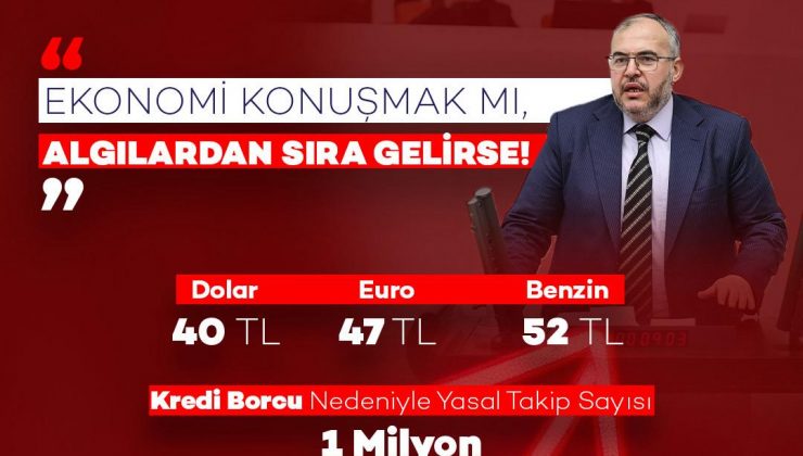 Çalışkan: “Vatandaş Hayatta Kalma Planı Yapıyor”