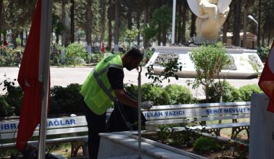 HBB, MEZARLIKLARDA ÇALIŞMALARINI SÜRDÜRÜYOR