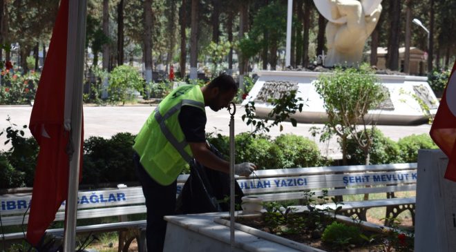 HBB, MEZARLIKLARDA ÇALIŞMALARINI SÜRDÜRÜYOR