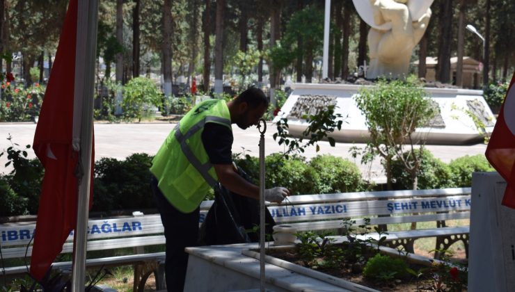 HBB, MEZARLIKLARDA ÇALIŞMALARINI SÜRDÜRÜYOR