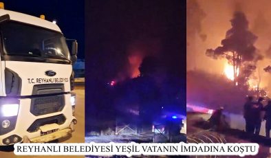 REYHANLI BELEDİYESİ YEŞİL VATANIN İMDADINA KOŞTU