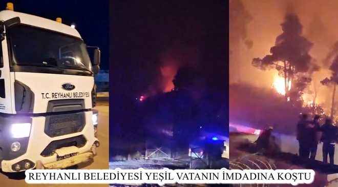 REYHANLI BELEDİYESİ YEŞİL VATANIN İMDADINA KOŞTU
