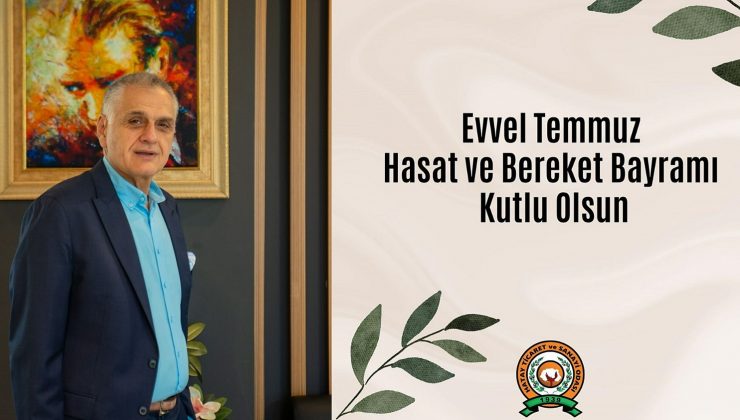 ÇİNÇİN: EVVEL TEMMUZ BAYRAMI KUTLU OLSUN