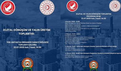 HTSO DİJİTAL VE YALIN DÖNÜŞÜM TOPLANTISI DÜZENLİYOR