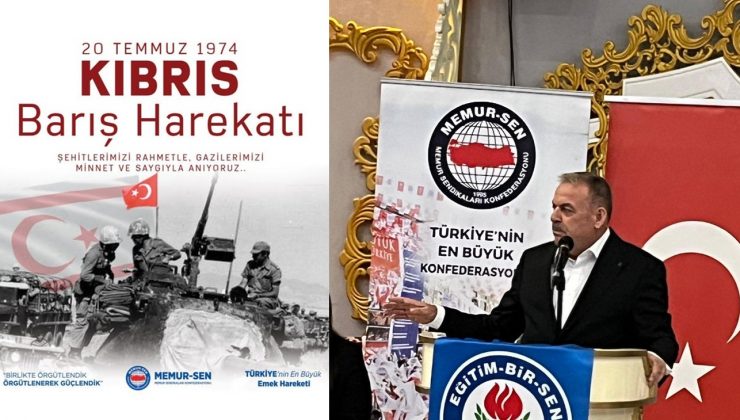 BAYRAKDAR: BARIŞ HAREKATI KIBRIS’IN DÖNÜM NOKTASIDIR