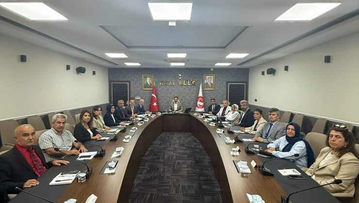 HATAY’DA ÖĞRENCİ YURTLARI DEĞERLENDİRME TOPLANTISI YAPILDI