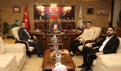 BAŞKAN YUMUŞAK, HBB YÖNETİCİLERİNİ AĞIRLADI