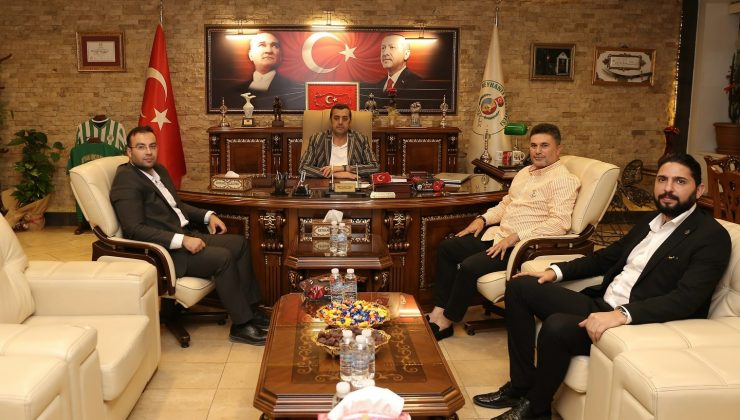 BAŞKAN YUMUŞAK, HBB YÖNETİCİLERİNİ AĞIRLADI