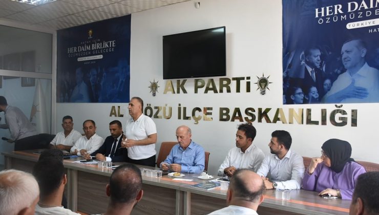 ALTINÖZÜ’NDE AK PARTİ YOL HARİTASINI BELİRLEDİ