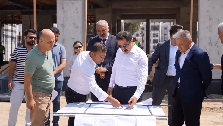 VALİ MASATLI İL MÜDÜRLÜĞÜ İNŞAATINI İNCELEDİ