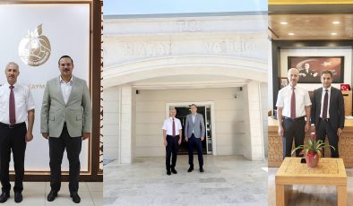 REKTÖR EREN’DEN MÜLKİ AMİRLERE ZİYARET