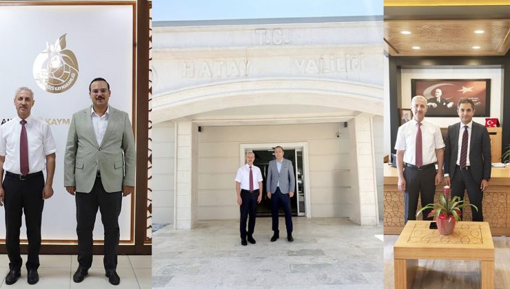 REKTÖR EREN’DEN MÜLKİ AMİRLERE ZİYARET