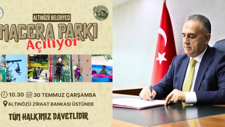 BAŞKAN SARI’DAN MACERA PARKI AÇILIŞINA DAVET