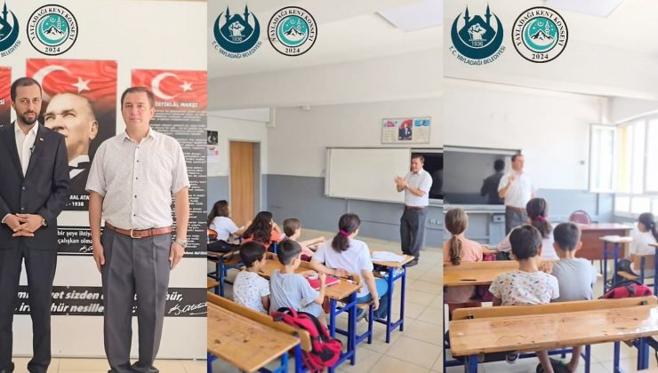 BAŞKAN YALÇIN’DAN İLÇEYE EĞİTİM DESTEĞİ
