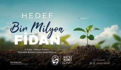 BAŞKAN ÖNTÜRK’ÜN FİDAN SÖZÜ GERÇEK OLDU