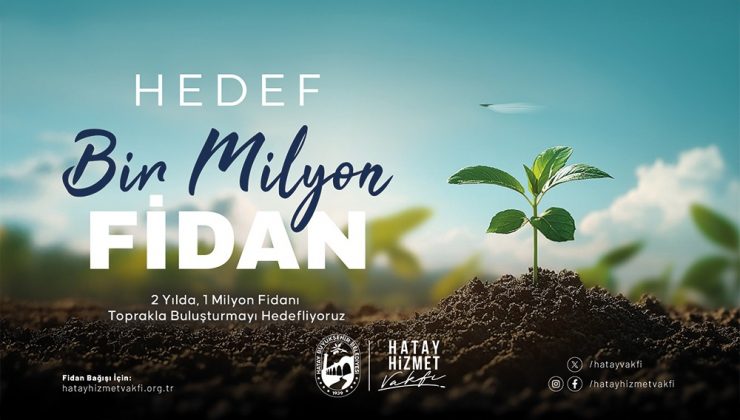 BAŞKAN ÖNTÜRK’ÜN FİDAN SÖZÜ GERÇEK OLDU
