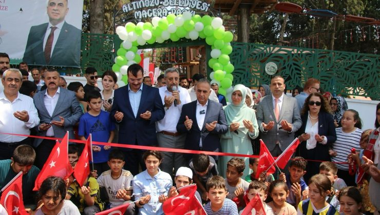 ALTINÖZÜ’NDE MACERA PARKI AÇILDI