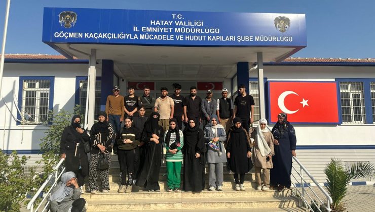 HATAY’DA 24 KAÇAK GÖÇMEN YAKALANDI