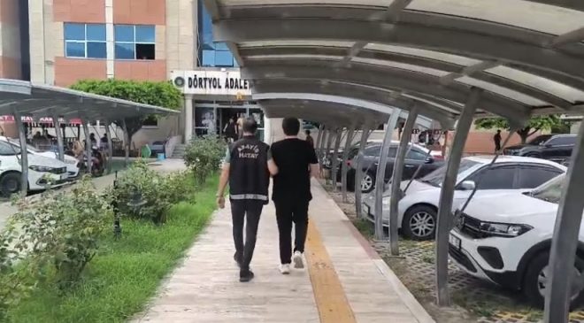 DÖRTYOL’DA 4 YIL 2 AY KESİNLEŞMİŞ HAPİS CEZASI BULUNAN ŞAHIS YAKALANDI   