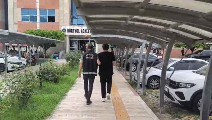 DÖRTYOL’DA 4 YIL 2 AY KESİNLEŞMİŞ HAPİS CEZASI BULUNAN ŞAHIS YAKALANDI   