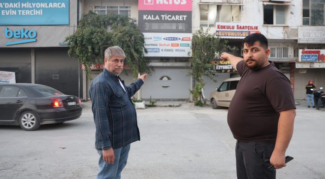 BEYAZ EŞYA SATIN ALMA HAYALİYLE UMUTLA BEKLEYEN VATANDAŞLARIN HAYALİ BAYİNİN KEPENK AÇMAMASIYLA SON BULDU  