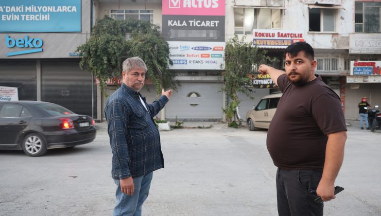 BEYAZ EŞYA SATIN ALMA HAYALİYLE UMUTLA BEKLEYEN VATANDAŞLARIN HAYALİ BAYİNİN KEPENK AÇMAMASIYLA SON BULDU  