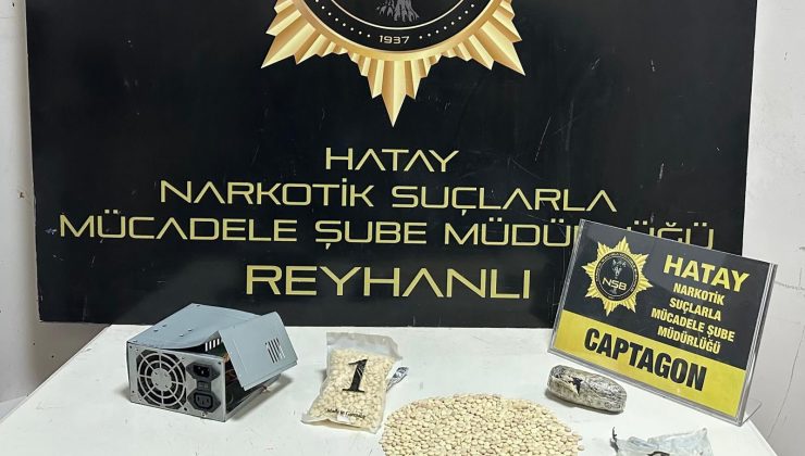 BİLGİSAYAR FANI İÇERİSİNDEN UYUŞTURUCU FIŞKIRDI   