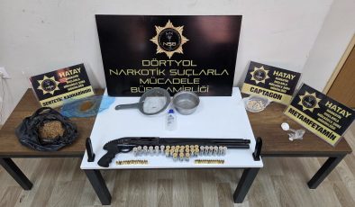 DÖRTYOL’DA UYUŞTURUCU SATICILARINA YÖNELİK OPERASYON; 10 GÖZALTI   
