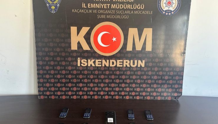İSKENDERUN’DA İŞ YERİNDE KAÇAK CEP TELEFONU ELE GEÇİRİLDİ   