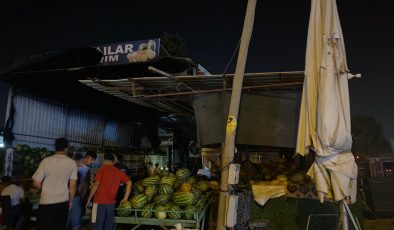 ŞOFBENDEN ÇIKAN YANGINDA ALEVLER İŞ YERİNİ SARDI   