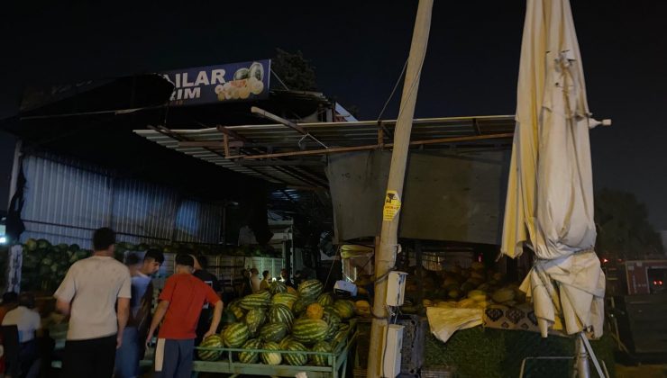 ŞOFBENDEN ÇIKAN YANGINDA ALEVLER İŞ YERİNİ SARDI   