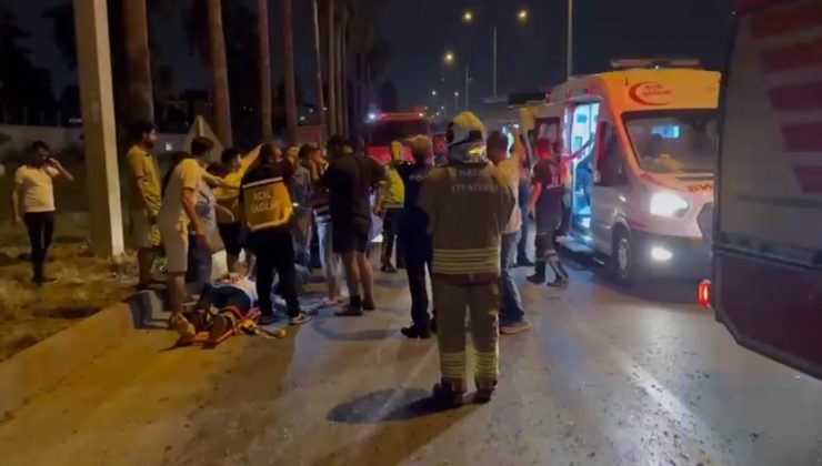 ELEKTRİK DİREĞİNE ÇARPAN TOFAŞ HURDAYA DÖNDÜ: 2’Sİ AĞIR 4 YARALI   