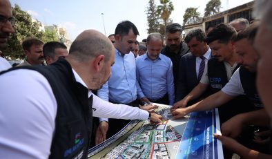 BAKAN KURUM, HATAY’DAKİ PROJELERİ DEĞERLENDİRDİ