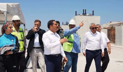 VALİ MASATLI DEV SAĞLIK KOMLEKSİNİ İNCELEDİ
