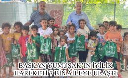 BAŞKAN YUMUŞAK’IN İYİLİK HAREKETİ 7 BİN AİLEYE ULAŞTI