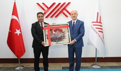 İSTE REKTÖRÜ DURUEL’DEN ÖZVAR’A ZİYARET